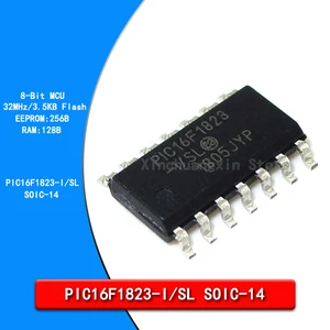 Original PIC16F1823-I/SL PIC16F1823 SMD SOP-14 3.5KB flash memory 8-bit microcontroller processor chip