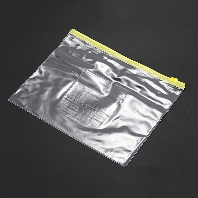 Размер A5 слайдер для карт с застежкой-молнией папки из ПВХ конверты 20 шт.