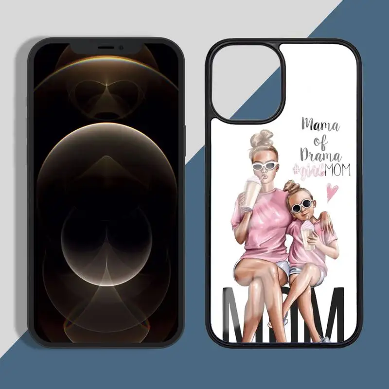 

Super Mama Phone Case TPU+PC For iPhone X XR XS 11 12 mini Pro MAX 7 8 Plus