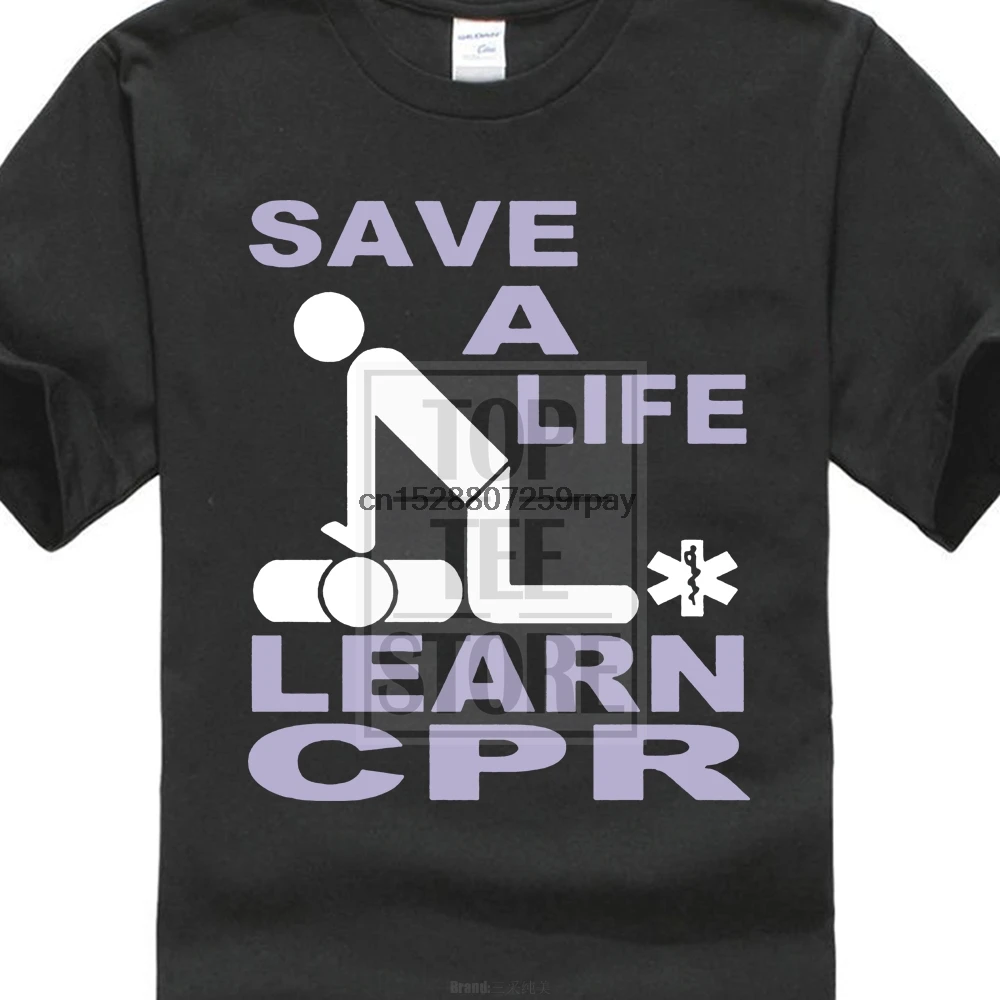 Спасите жизнь учите Cpr Ems Emt фельдшер первой помощи тренажер Мужская футболка