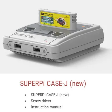 Чехол Retroflag SUPERPi с Классический usb-контроллер Deluxe Edition-J, набор