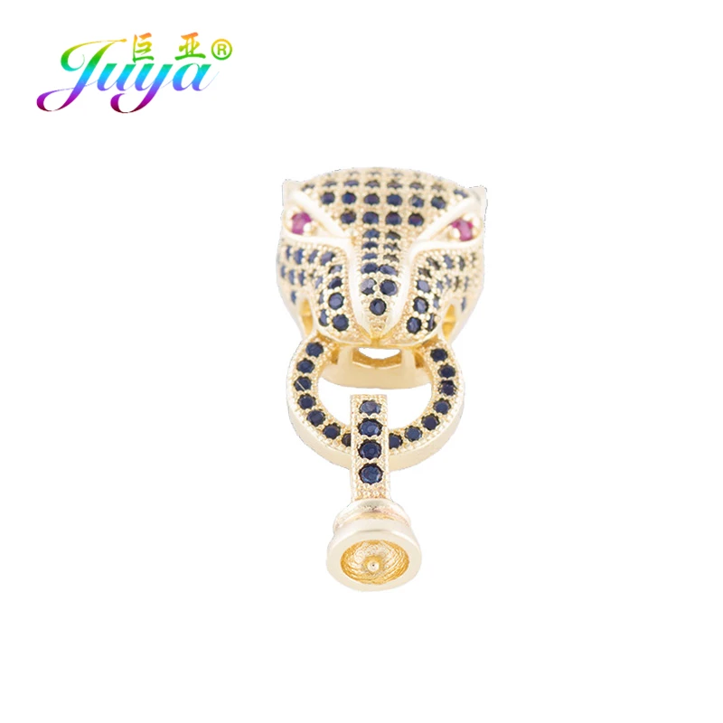 Gold Red Eye Juya DIY бусины ювелирные изделия застежки поставки Леопард застежка для закрывания Дракон застежки для натуральных камней Жемчуг Бисероплетение ювелирных изделий - Цвет: Gold Red Eye
