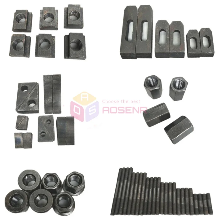 Новинка набор зажимов для фрезерного станка M12 58 шт. тиски зажимной