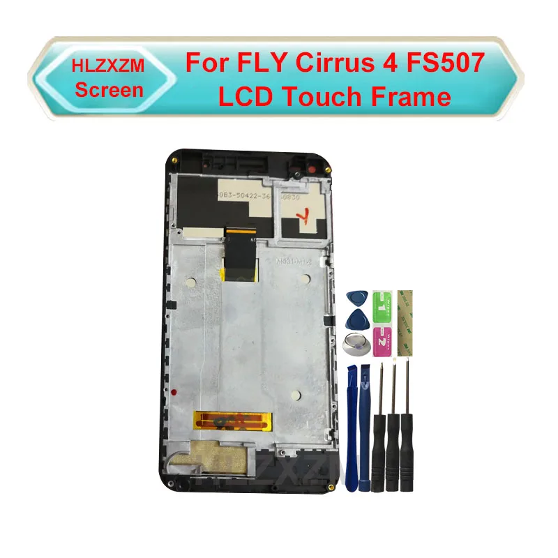 ЖК дисплей для FLY Cirrus 4 FS507 сенсорный экран с рамкой сменный дигитайзер в сборе