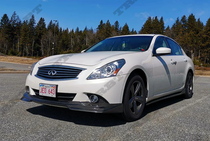 

Подходит для Infiniti Trbt G37 спойлер G35 модифицированный G25 углеродное волокно головка губа передний подбородок