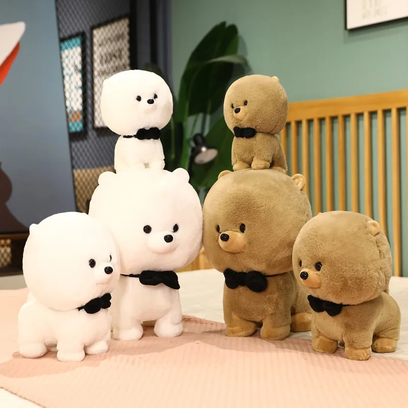 

Hot New 1pc 23cm/30cm/40cm Cute Dog Plush Toy Fatty Teddy Fluffy Stuffed Animals Soft Doll Lovely Pillow Baby Kids Toys Gift