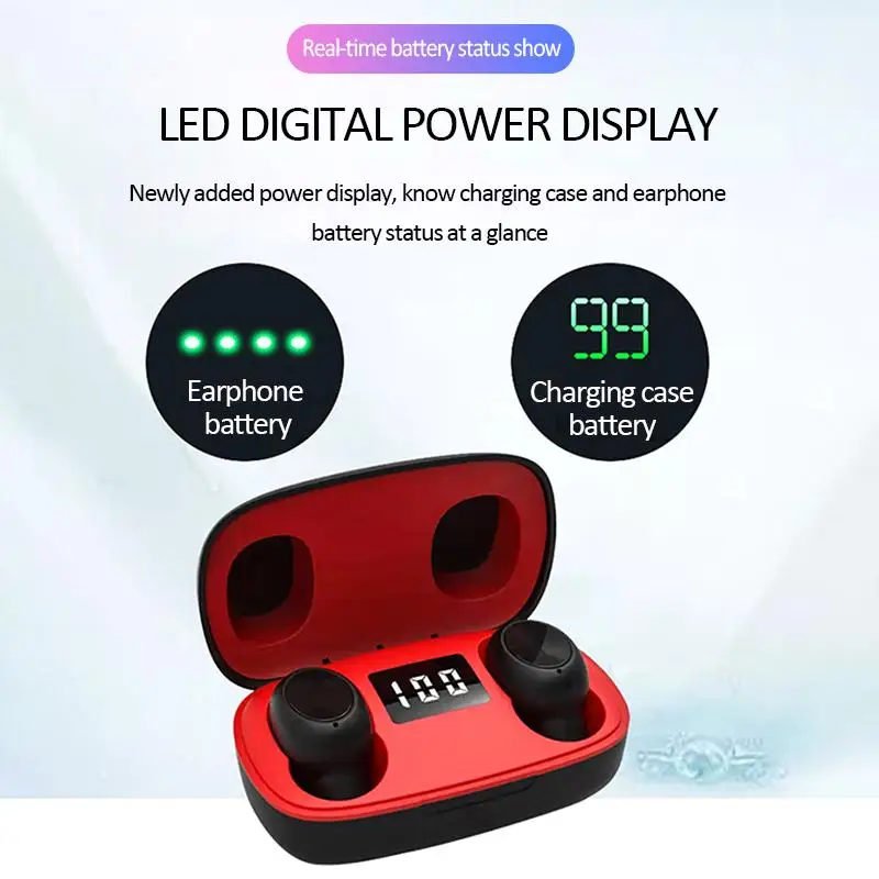 K1 Bluetooth беспроводные наушники Hifi музыка водонепроницаемый бинауральный вызов