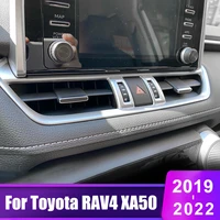 for toyota rav4 2019 2020 2021 2022 rav 4 xa50 car central control air conditioning vent outlet trim cover interior accessories