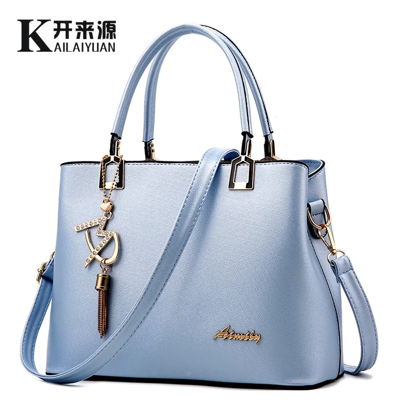 Women's waterproof one shoulder handbag with Pendant|Сумки с ручками| |