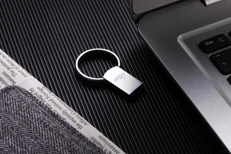 Aigo mini metal pendrive waterproof usb flash drive 32GB memoria dustproof stick pocket size pen keyring genie | Компьютеры и офис