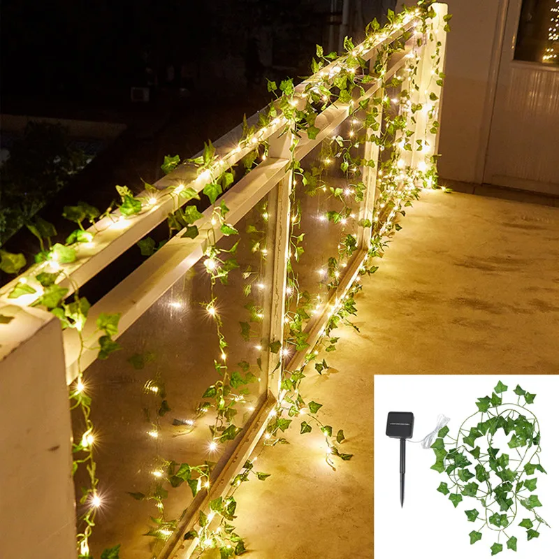 

Solar Led Light Outdoor Maple Leaf Fairy Lights String Garland Street Solar Outdoor Garland Lights Christmas Lights Decoration