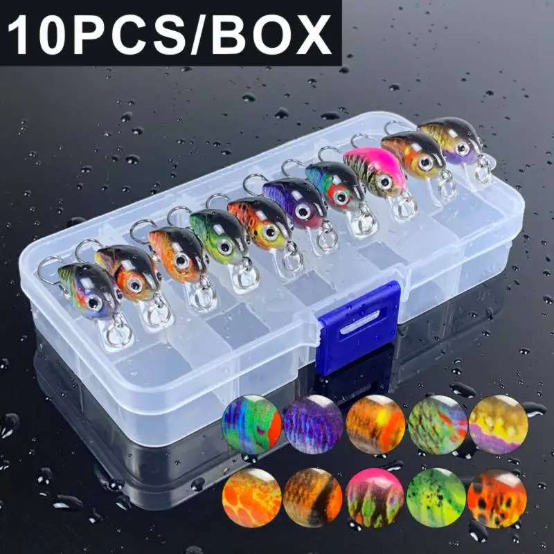 Набор воблера для рыбалки 10 шт./коркор. искусственная приманка форели 3 см