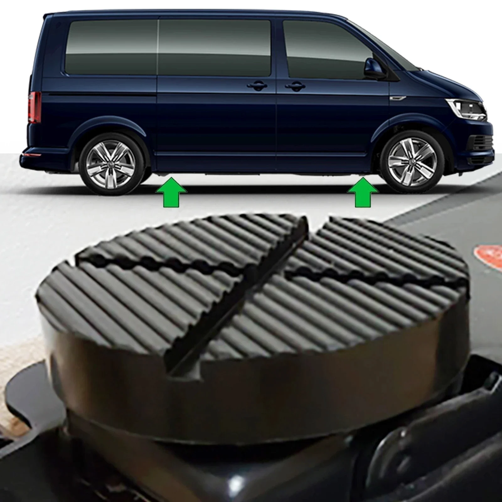 

SUV Car Lift Jack Stand Pads Black Rubber Slotted Floor Pad Frame Rail Adapter Frame Protector Lifter Adapter Dropshipping