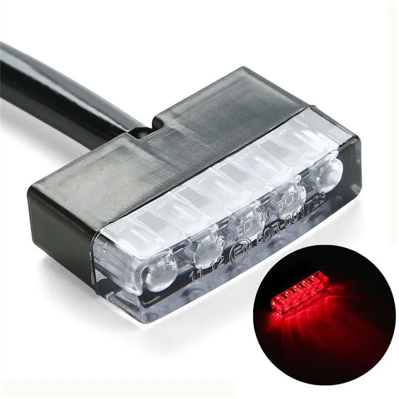 

High Power Motorcycle Scooter ATV Bike Red Rear Tail 12V Universal Low Consumption Stop Brake Light Lamp