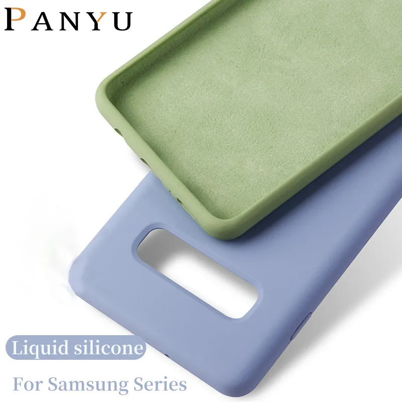 

Luxury Liquid Silicone Phone Case For Samsung Galaxy S20 Fen Edition S10 S20 Ultra Note 20 Plus A51 A71 A21S A31 Soft Cover Capa