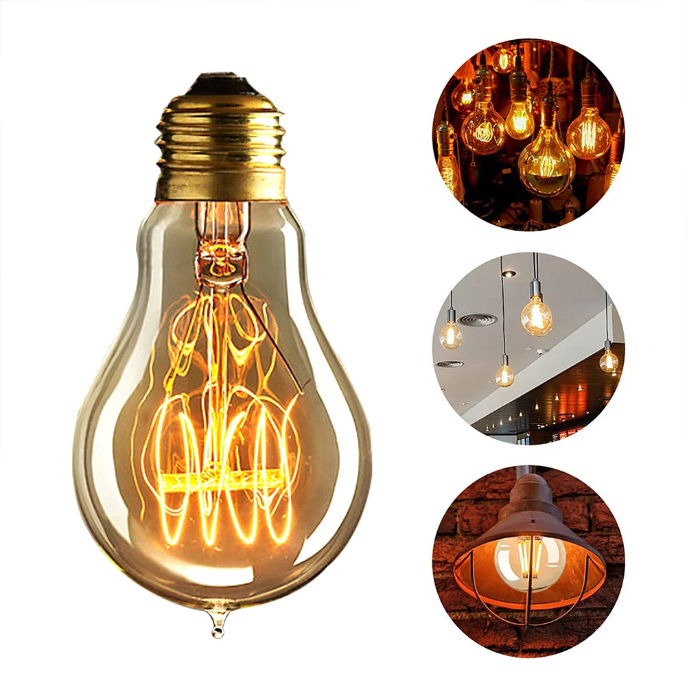 

40 Вт E27 светильник для холодильника классические ретро ностальгические лампы плита лампа накаливания вольфрама домашний Декор теплый желт...