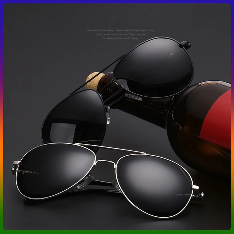 Винтажные поляризационные солнцезащитные очки с покрытием для очков вождения