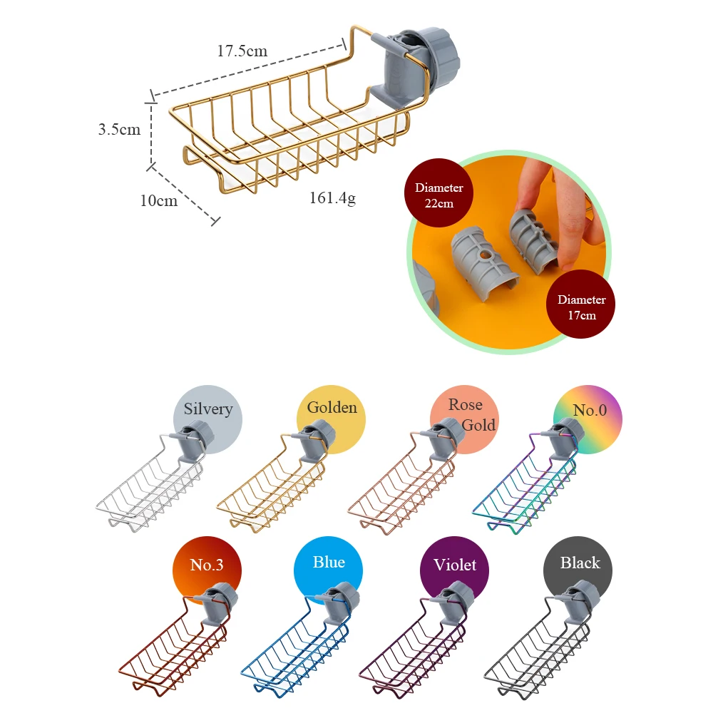 

1 шт., регулируемый держатель для кухонного смесителя, из нержавеющей стали