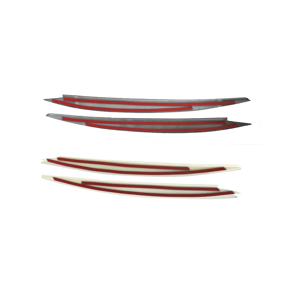 

Sport Style Black/White ABS Car Light Eyebrow Decoration Sticker Lamp Headlight Cover Trim Accessories for VW Golf mk7