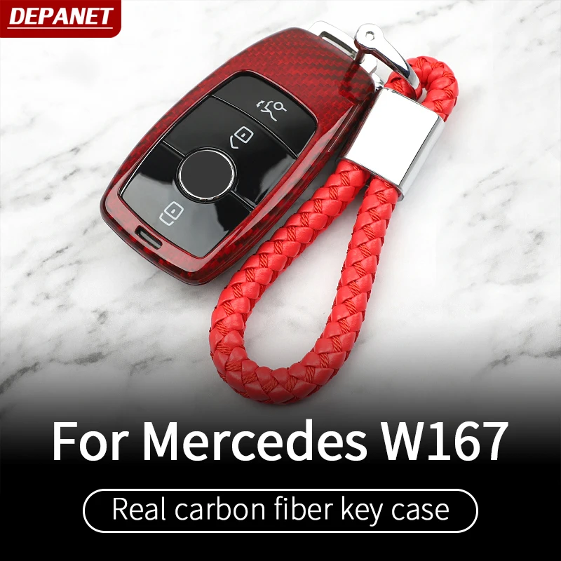 

Чехол для ключа для Mercedes gle w167 v167 gls w167 x167 gle carbon w205 w213 gle 2020 gle 350/amg 450 500e amg, аксессуары