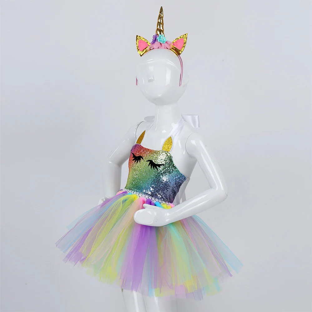 Балетное платье-пачка для девочек детское платье принцессы с блестками