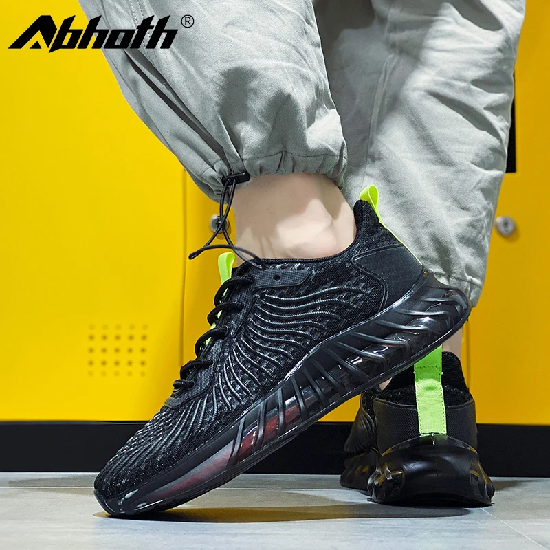 

Abhoth Men Shoes Elasticity Breathable Outdoor Sneakers Comfortable Fashion Luminous Casual Shoes for Men Zapatos Deportivos 44