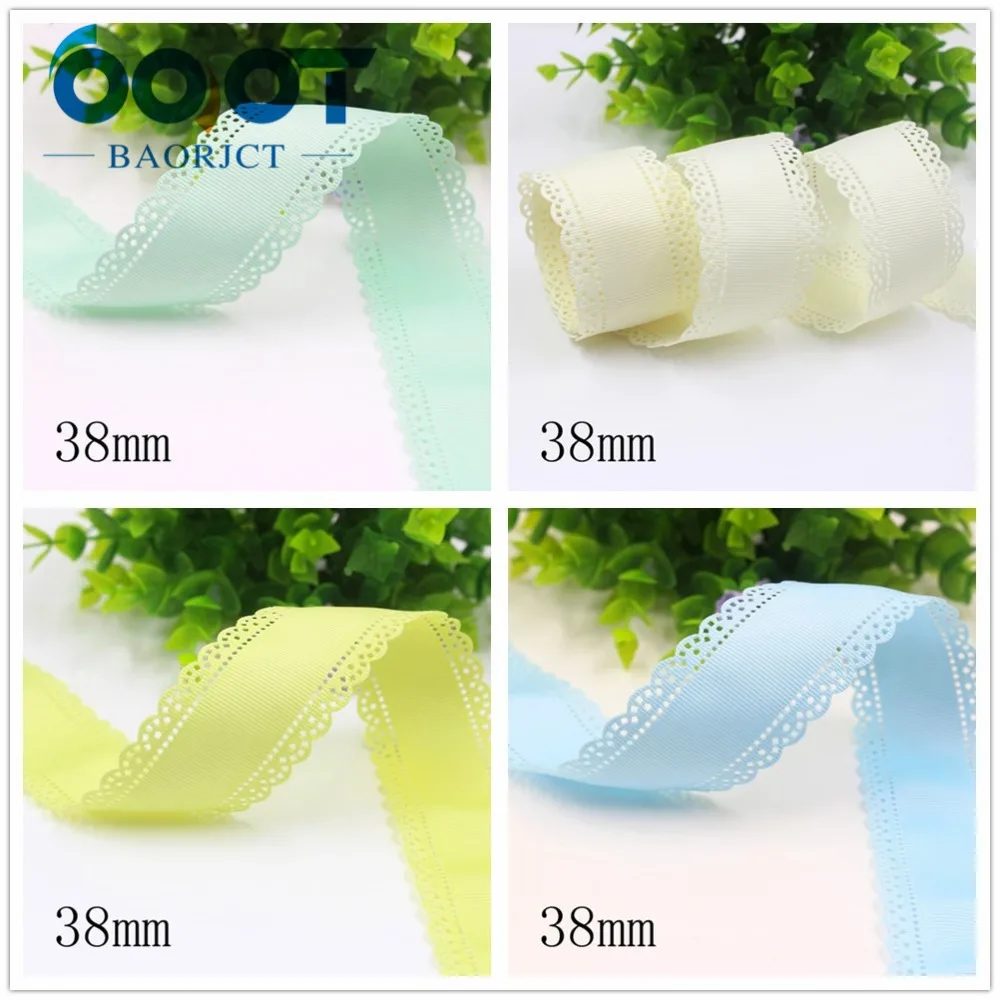 OOOT BAORJCT I-19407-882, 10 ярдов, горячая Распродажа 38 мм полые цветы сплошная корсажная лента ленты, DIY ручной работы материал, аксессуары для одежды