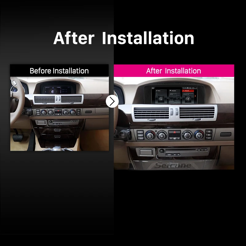 

Seicane IPS Android 10.0 8.8 inch Car GPS Navigation Radio Multimedia Player For BMW 7 Series E65 E66 2001 2002 2003 2004-2008
