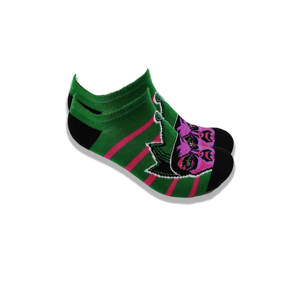 Мультяшные хлопковые носки-лодочки для мужчин и женщин популярные элементы