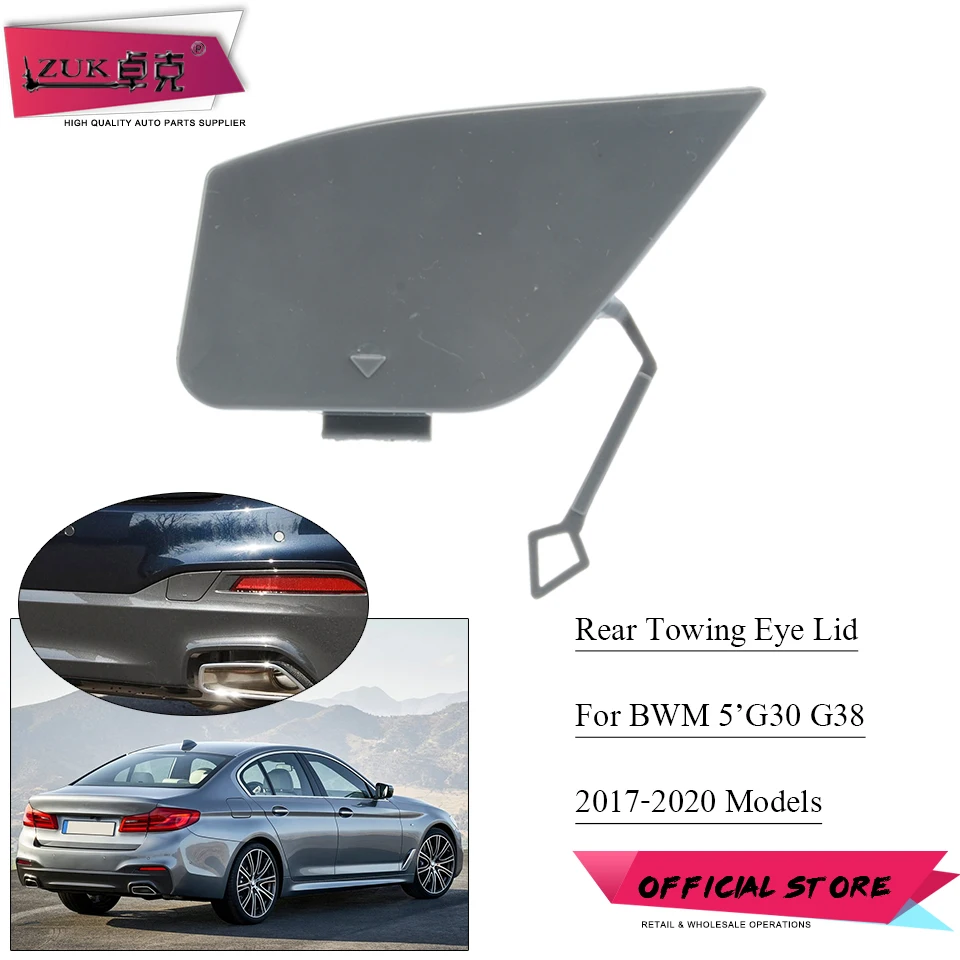 ZUK Front Bumper Towing Hook Garnish Trim Cover For BMW 520 525 528 530 540 G30 G38 2017-2020 M Package Cap Lid Flap Case Shell ZUK Front Bumper Towing Hook Garnish Trim Cover For BMW 520 525 528 530 540 G30 G38 2017-2020 M Package Cap Lid Flap Case Shell