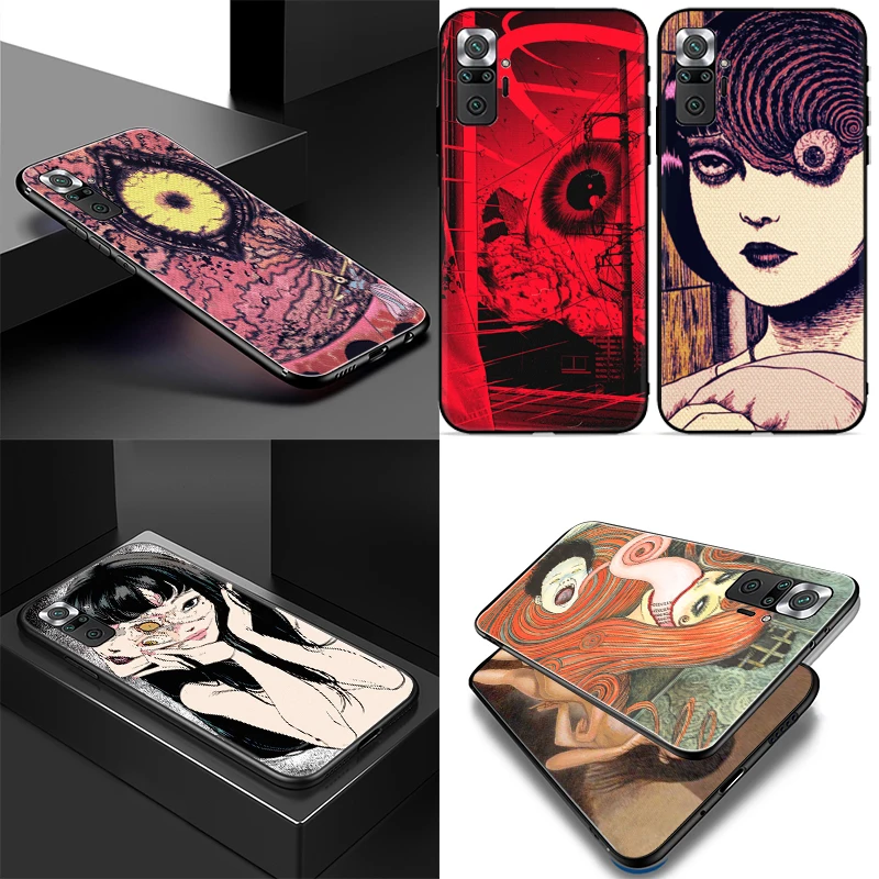 

Phone Case For Xiaomi Redmi Note 10 Pro Max 9 9T 7 8 8T 9A Ito Junji Tomie Funda Coque Carcasa Cases