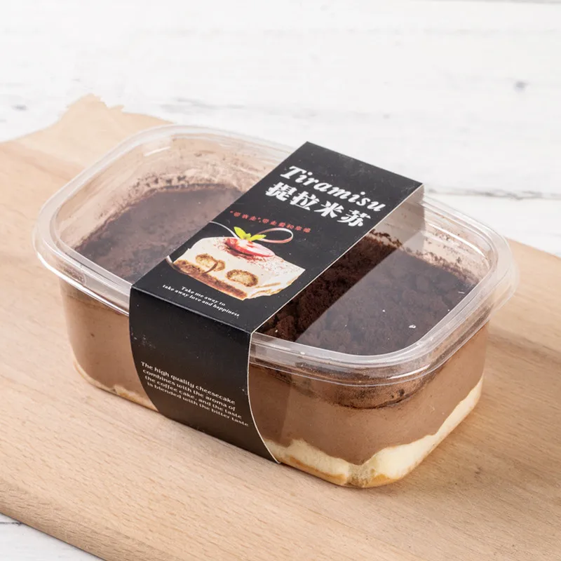 50 шт Высокое качество пластмассовый флакон ПЭТ прозрачный десерт коробка