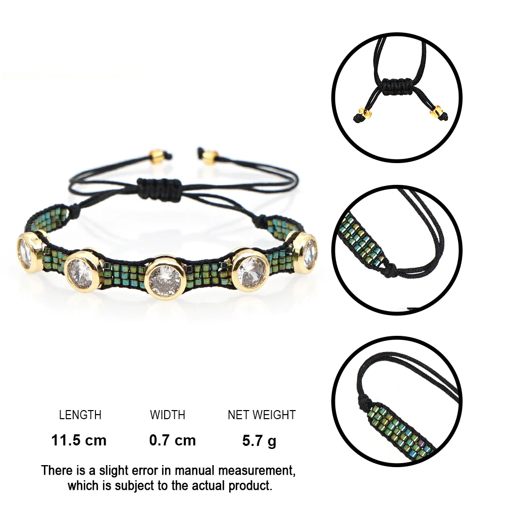 Go2boho мужские браслеты от сглаза 2020 модный браслет Миюки для женщин ювелирные