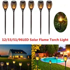 12335196LED солнечный фонарь светильник с пламенем мерцающий водонепроницаемый садовый декор ландшафт Газон лампа траектория светильник ing фонарь уличный светильник