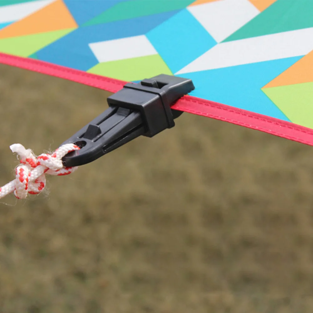 

48pcs Portable Tent Wind Rope Buckle Tent Rope Fastener Outdoor Tent Clips