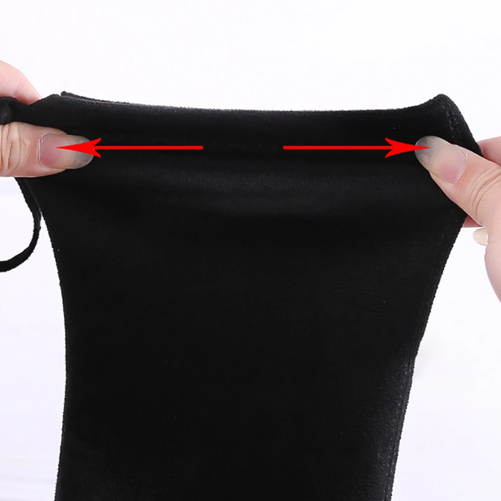 Высокие сапоги до бедра женские зимние ботфорты выше колена на квадратном