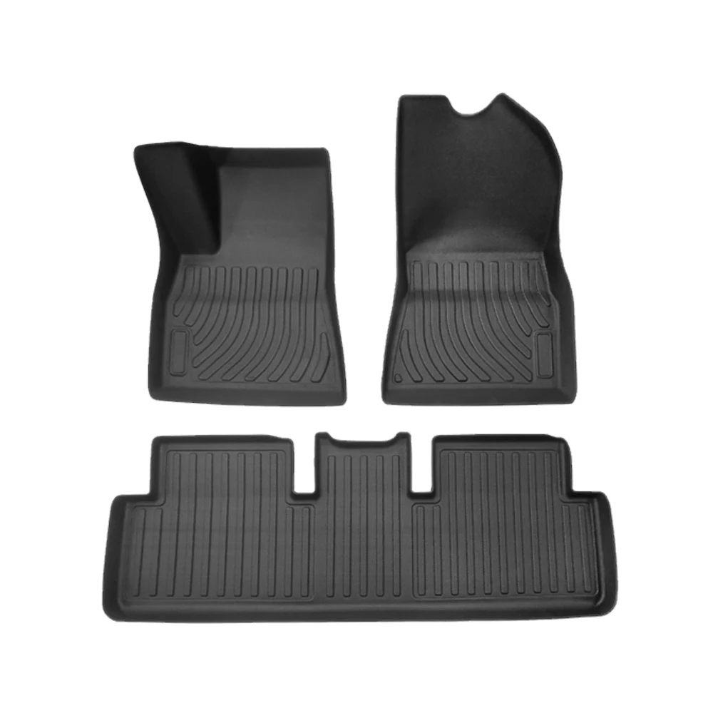 

Waterproof Non-Slip Auto Floor Mats TPE Accessories For Tesla Model 3 2019-2020/Y 2020 5Seat Waterproof Non-Slip Foot Pad