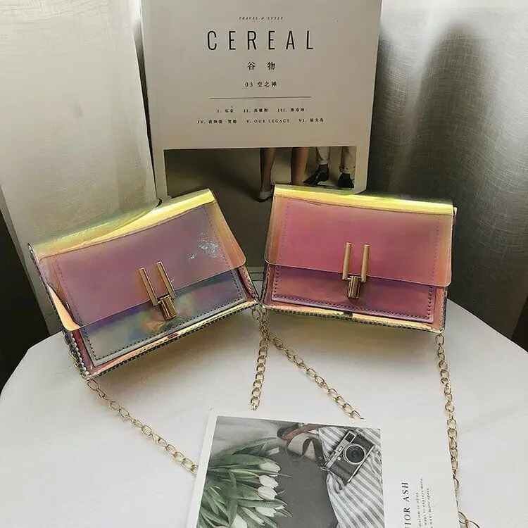 Модные женские сумки прозрачная сумка маленькая мини мессенджер для телефона с