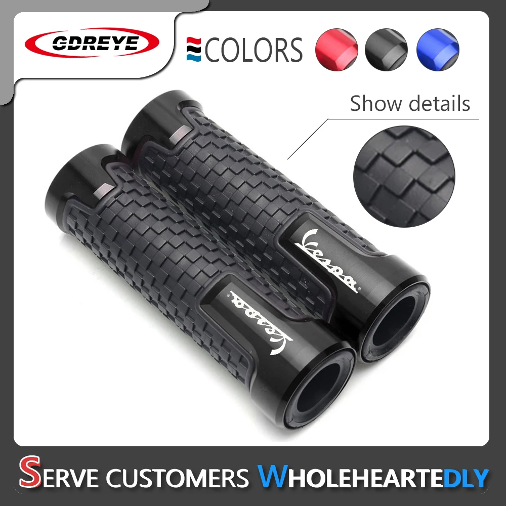 

Motorcycle 7/8'' 22mm Handle bar Scooter Handle grips handlebar grip For Piaggio Vespa GTS LX LXV 50 125 150 250 300 300ie