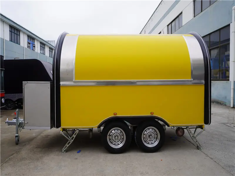 

Food Truck /Food Trailer /Food Van 340x200x240cm Black/Yellow