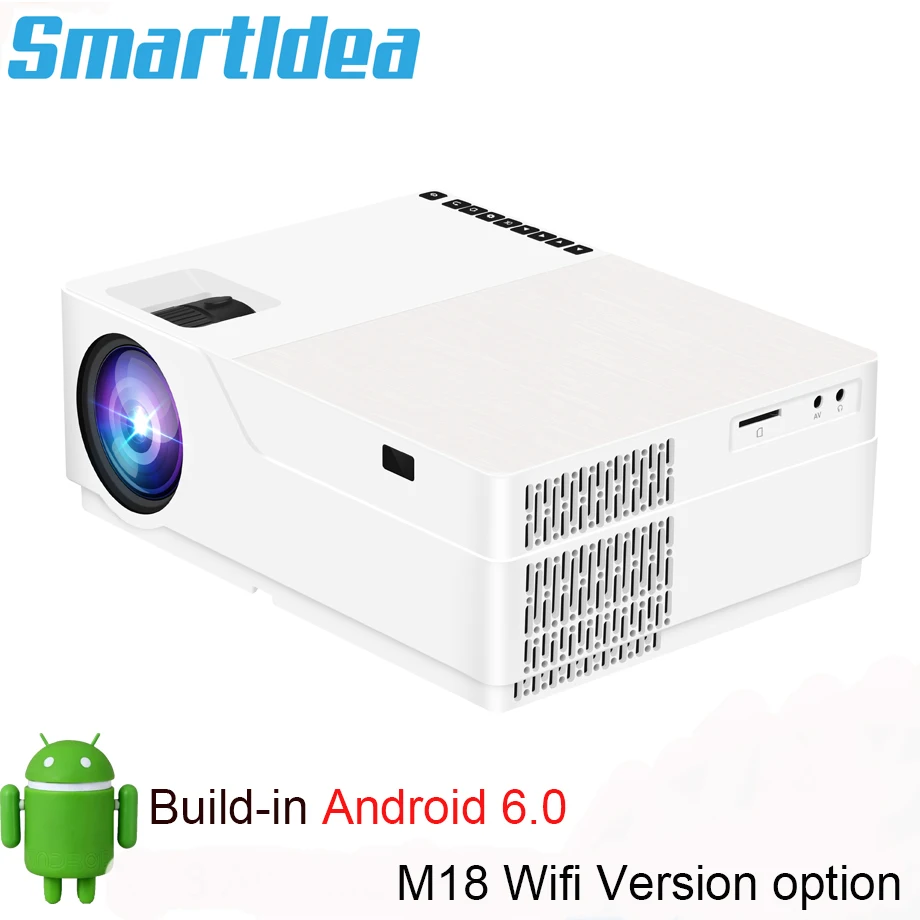 Проектор светодиодный SmartIdea M18 1920x1080 Full HD 5500 лм 1080P | Электроника