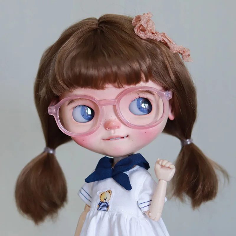 Новые цветные круглые прозрачные очки Blyth BJD солнцезащитные для ICY EXO blyth