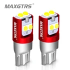 2 светодиодный т., Автомобильные светодиодные лампы T10, W5W, 5 Вт, 12 В