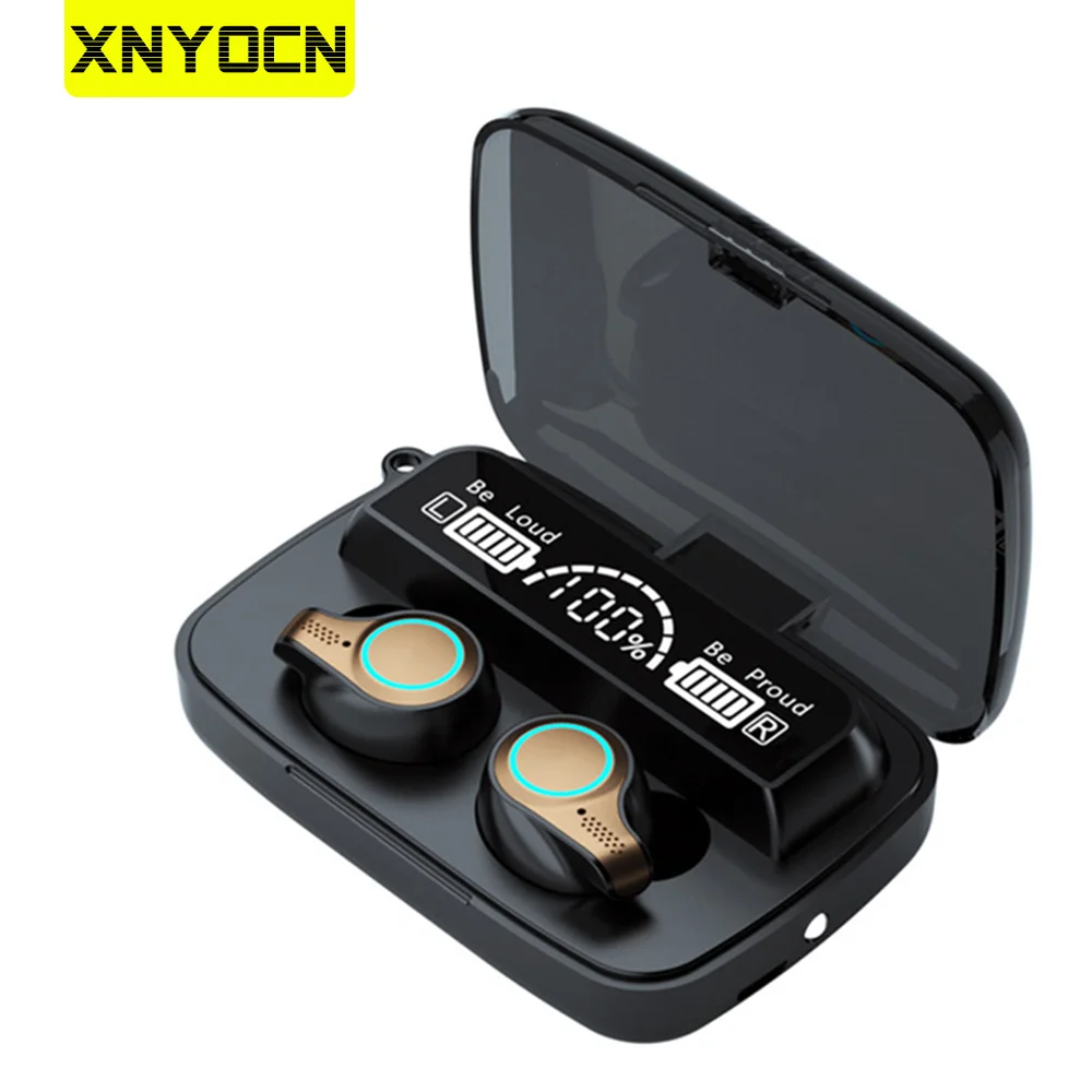 TWS-стереонаушники Xnyocn с поддержкой Bluetooth 5 1 и зарядным футляром на 5000 мА · ч -