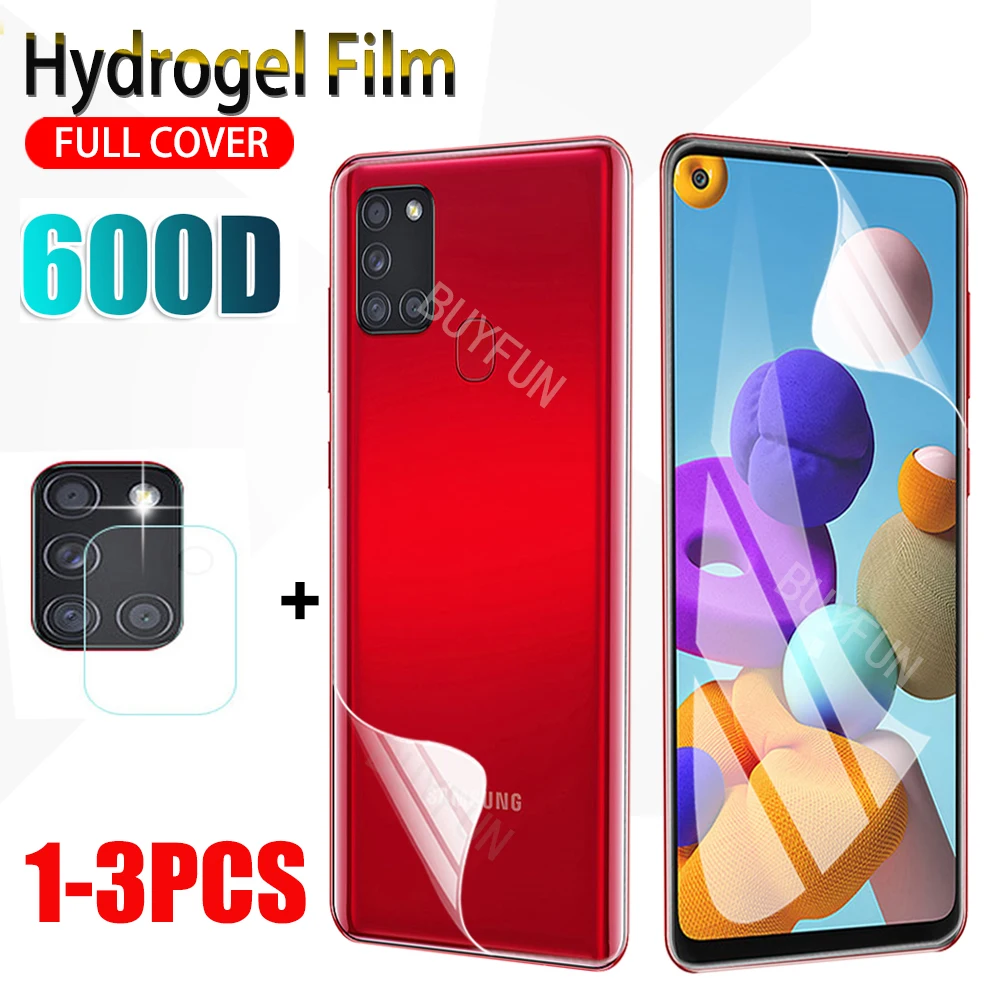 

Гидрогелевая защитная пленка на весь экран, 1-3 шт., для Samsung Galaxy A21s A21 A30s A31 A40 A41 A50 51 A71
