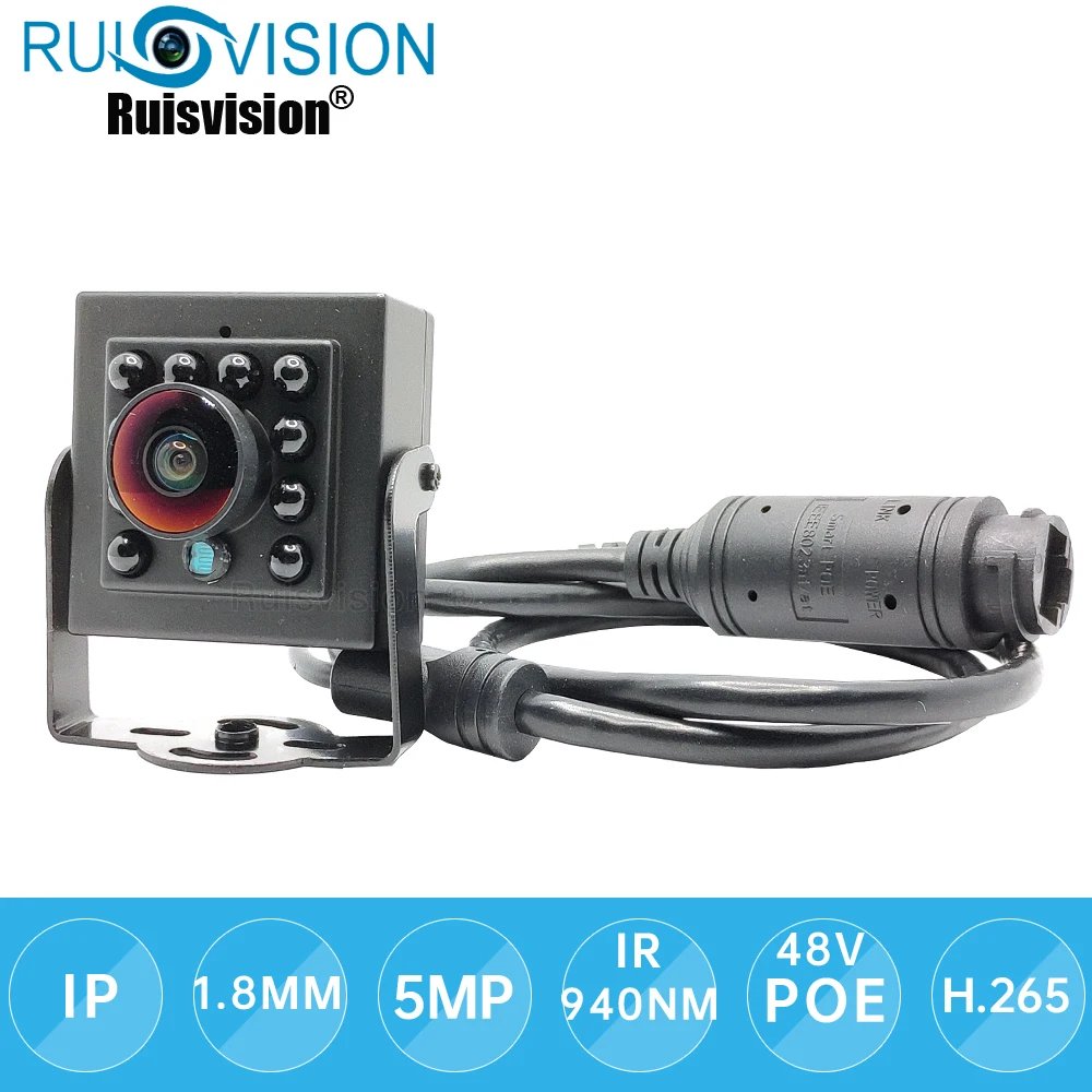

HD 1080P/3MP/5MP MINI POE Camera ONVIF P2P Night Vision 5MP CCTV Camera Wide-angle 170Â°Lens Video Surveillance 48V POE Camera
