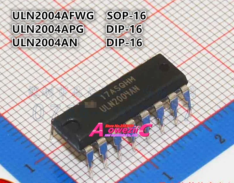 

Aoweziic 2018 + 100 ULN2004AFWG SOP-16 ULN2004APG ULN2004AN DIP-16 IC