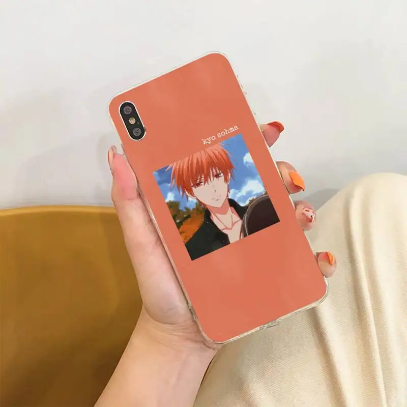 Fruits Basket Kyo Sohma Phone Case for iphone 13 8 7 6 6S Plus X 5S SE 2020 XR 11 12 pro XS MAX