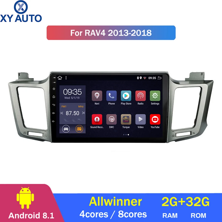 10 1 дюймовый 2.5D IPS HD мультисенсорный экран Android 2013 2 Гб ОЗУ 32 ПЗУ NAVI с BlueTooth USB WIFI SWC