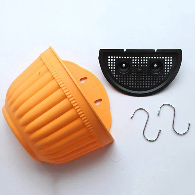 

Big deal 6Pcs Set Flower Pot Plastic Hanging Flower Pots Garden Wall Hanging Planter Home Decor